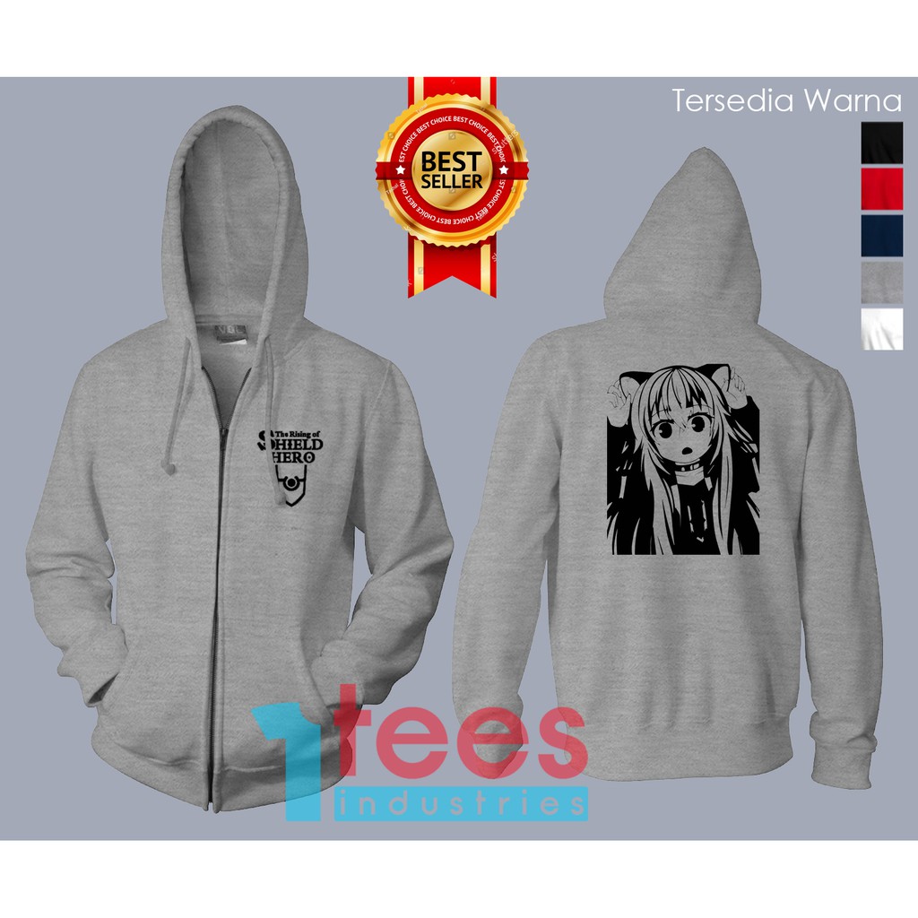 JAKET HOODIE ZIPPER ANIME CHAR RAPHTALIA TATE NO YUUSHA