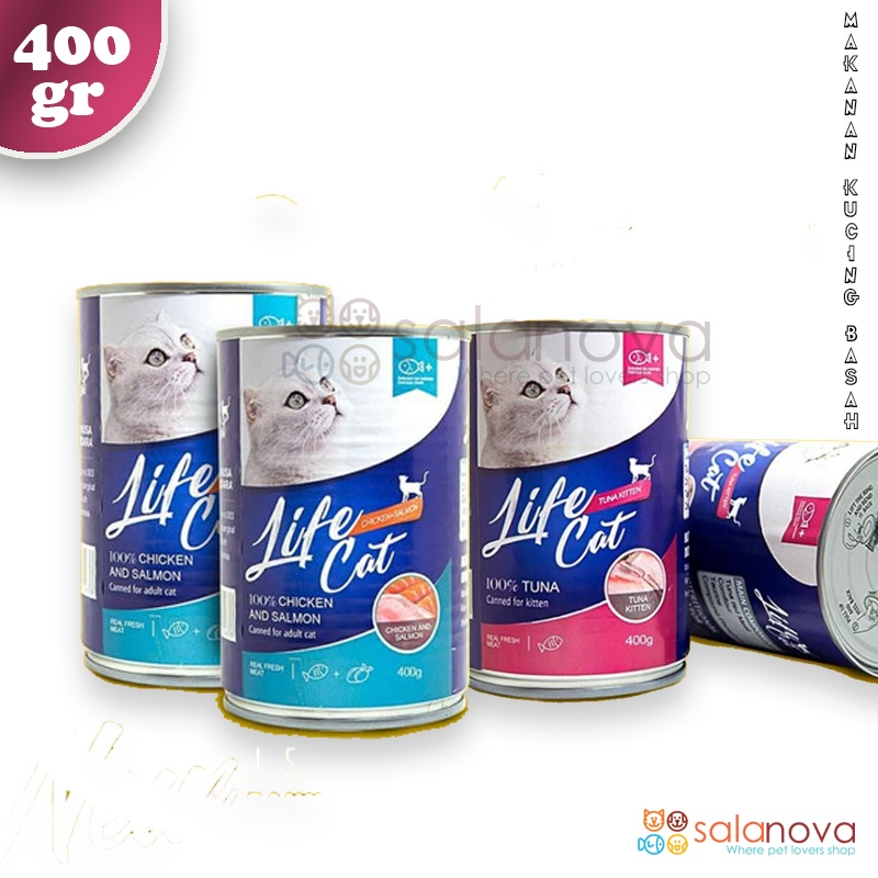 Life Cat 400gr Kaleng Makanan Kucing Basah