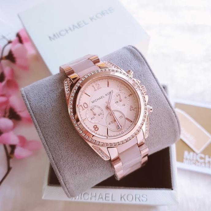 JAM TANGAN WANITA MERK MICHAEL KORS Original TYPE MK-5943 BATERAI barang ada