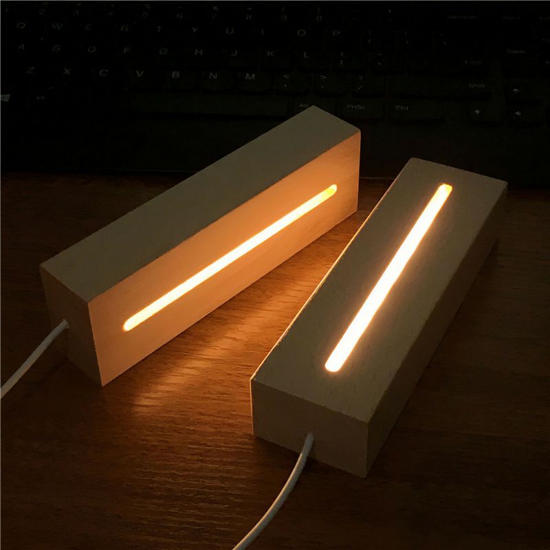 stand Led A4 acrylic / grosir tatakan lampu hias acrylic spotify / base wood acrylic