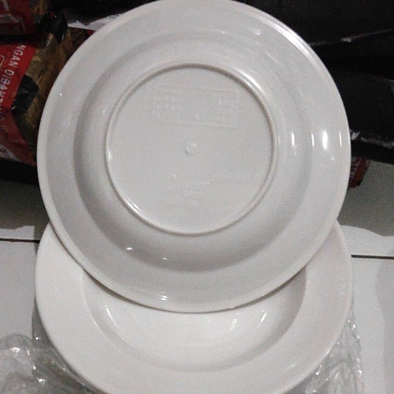 piring makan melamin 9&quot; dinnerware foodgrade SNI tebal dan kuat