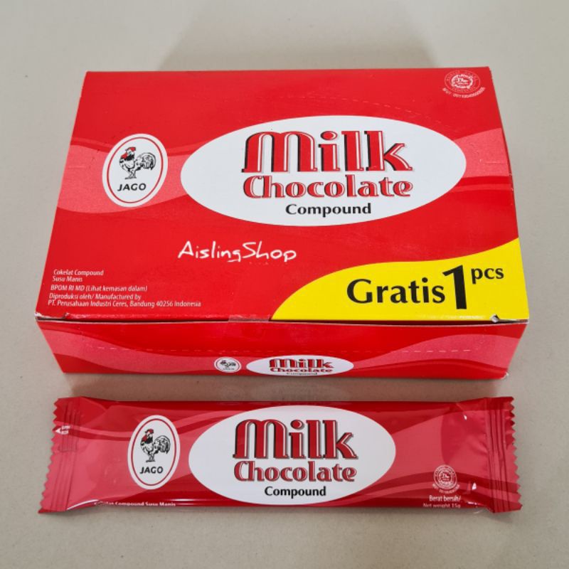 

cokelat Jago Milk Chocolate @10g