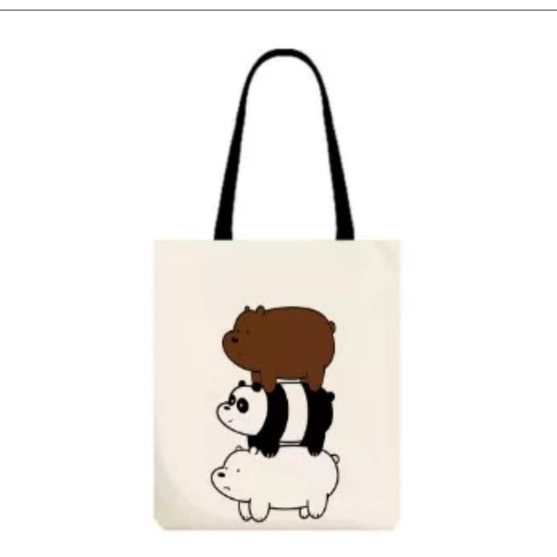 Tas tote bag lucu wanita