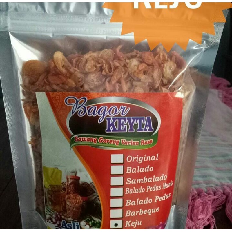 

Bawang Merah Goreng Keyta Aneka Varian Rasa Aseli Brebes