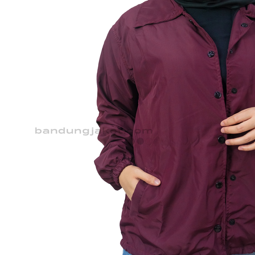 JACKET Coach BASIC MARON II Jaket Coach Polos II jaket  Windbreakers model TRENDY