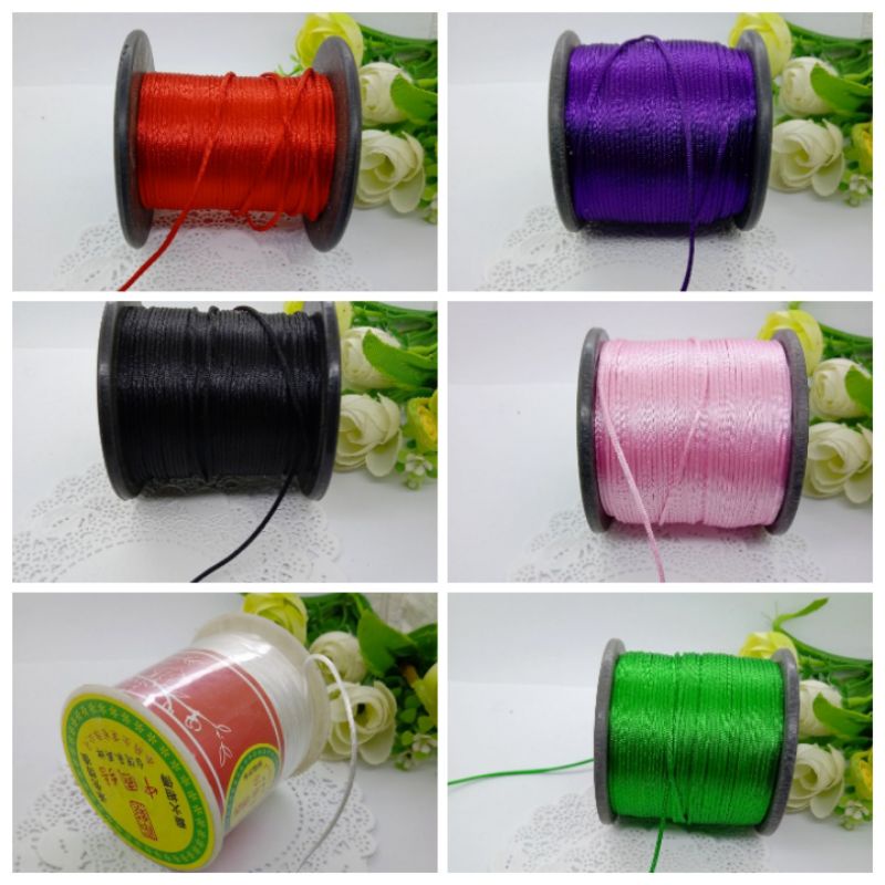 Tali Satin 1mm Sambala Bahan Gelang Tali Aksesoris Macrame