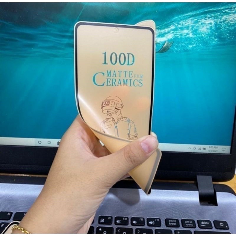 CERAMIC MATTE ANTI GLARE OPPO RENO 6 5 4G A74 A12 A16 A5S A7 A5 A9 2020 A31 A15 A15S F9 ANTI GORES / SCREEN PROTECTOR