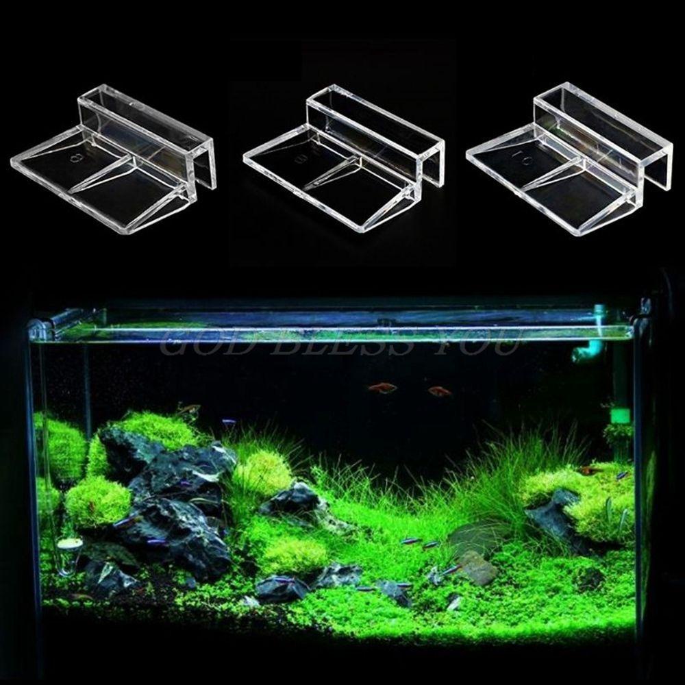 [Elegan] Penjepit Braket Penyangga Tutup Aquarium Fish Tank Pet Parts Pengganti Aksesoris Aquarium Klip Akrilik