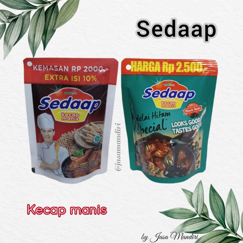 

Kecap Manis Sedaap Kemasan Pouch 60/69 ml