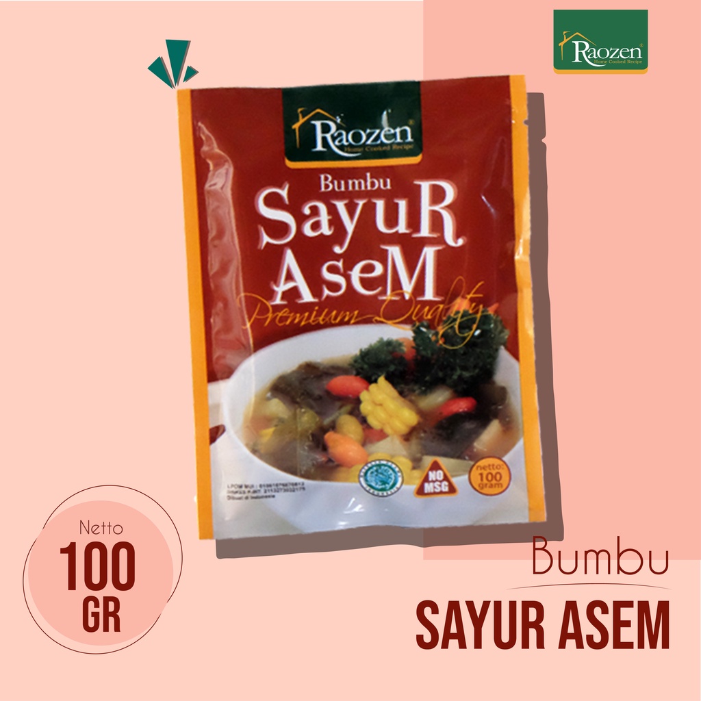 

Raozen Bumbu Masakan Sayur Asem Sachet 100gr