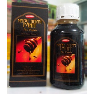 

madu- madu hitam pahit ar rohmah isi 750 gr -madu.