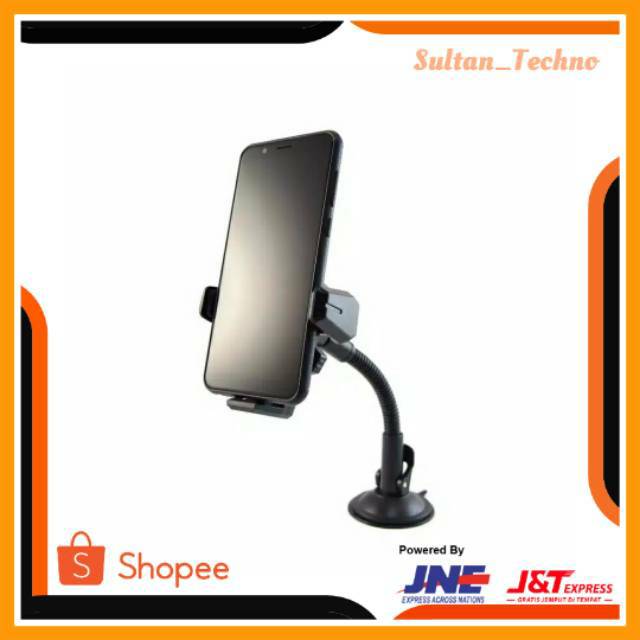 CAR HOLDER LEHER ANGSA,PANJANG-FLEKSIBLE MUDAH DI TEKUK-HOLDER GPS HP BENTUK LEHER ANGSA