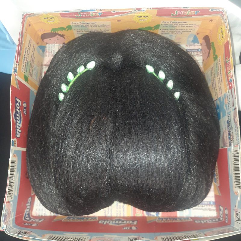 sanggul jawa tekuk besar/ konde tekuk adat jawa/sanggul tearis