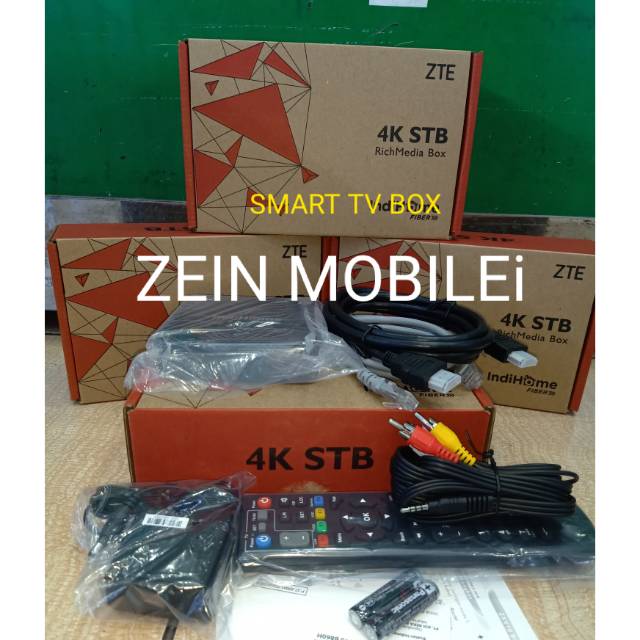 STB 4K ZTE ZXV10 B860H V.2.1 2GB WIFI 100% BARU UNLOCK