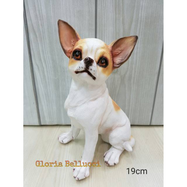 Patung Pajangan Anjing Cihuahua Besar Ciwawa Doggy Dog Shopee