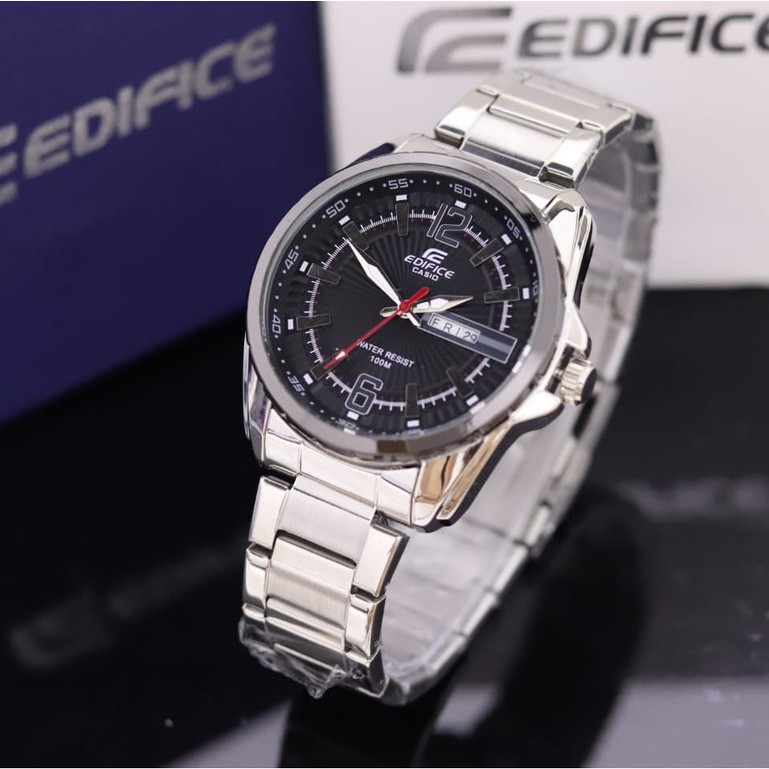 PGA-✅Jam tangan Pria Casio Edifice Strap Stainless Tahan Air