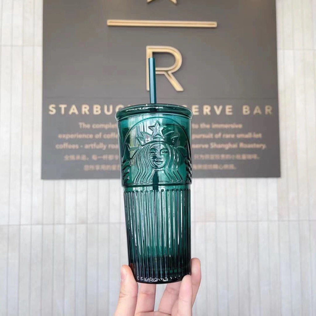 Cangkir Minum Desain Starbucks Bahan Perunggu