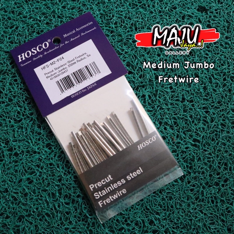 fret gitar akustik or elektrik hosco japan stainless steel medium jumbo
