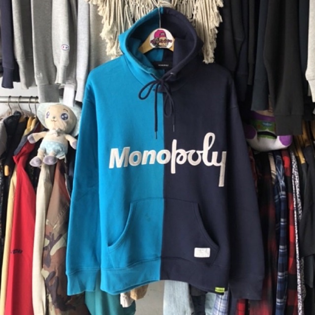 MONOPOLY HOODIE JAKET SECOND THRIFTTING COWOK CEWEK MURAH