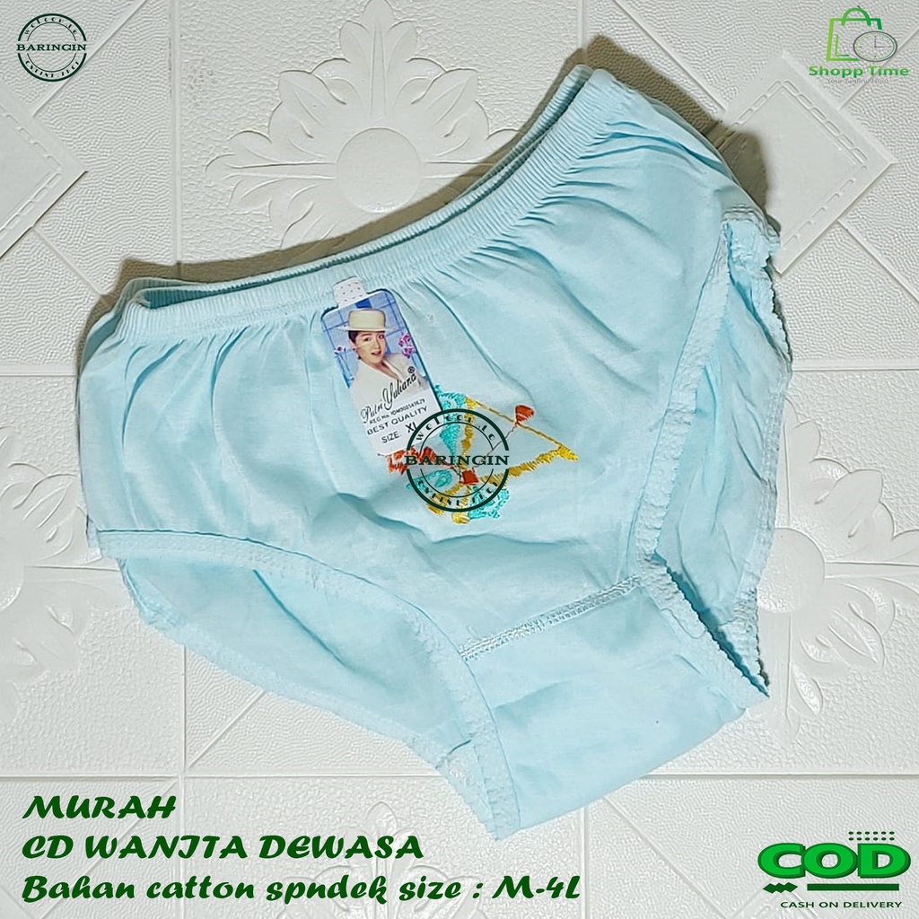 Murah Celana Dalam Wanita ISI 6 PCS -CD wanita polos harga grosiran