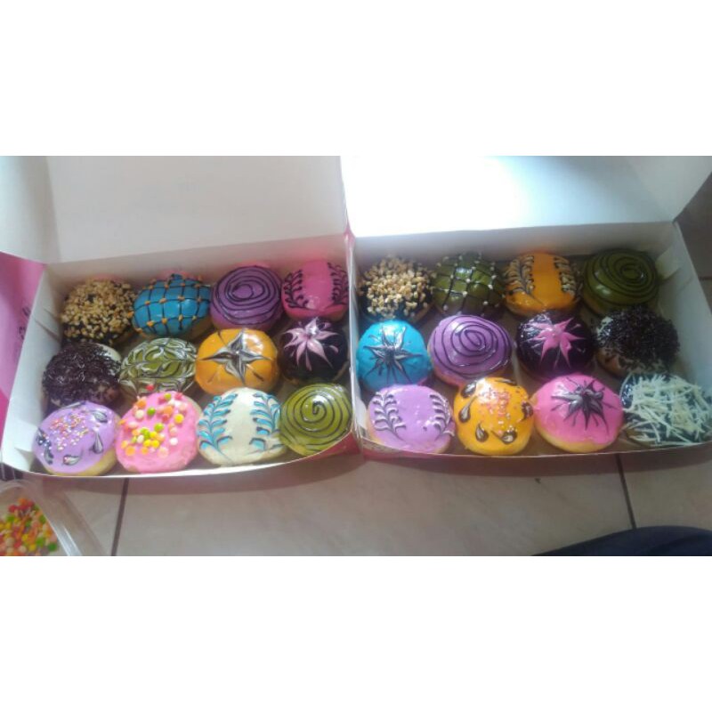 

Donat toping glaze/bomboloni