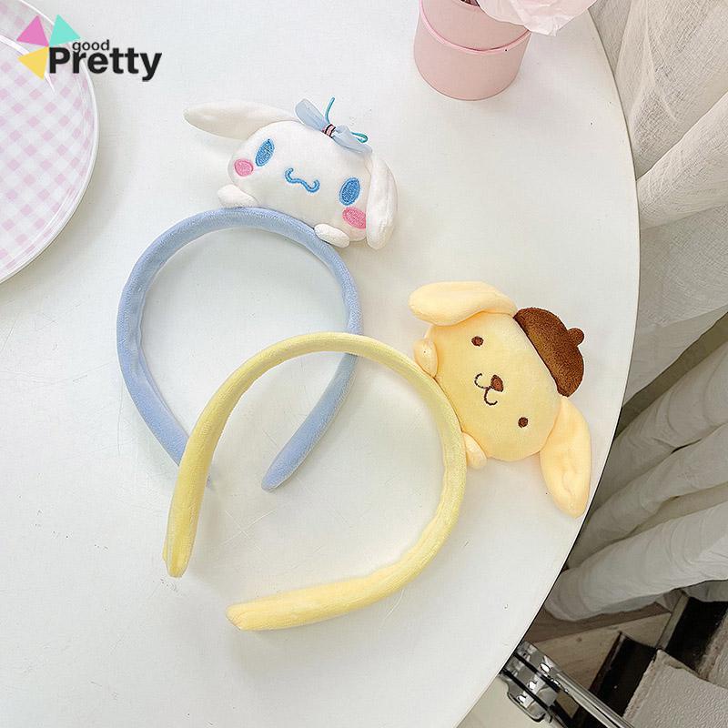 Ikat Kepala Cinnamoroll Anjing Melodi Mewah Tiga Dimensi Kartun  Wajah Mencuci Aksesoris Rambut - PD