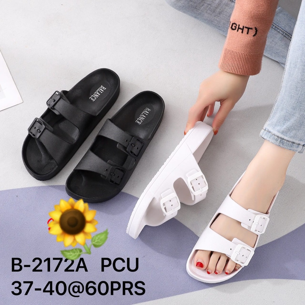 Sandal Karet Jelly Wedges Wanita import Model Terbaru Original Kekinian by AGUNG STYLE Balance B-2172A