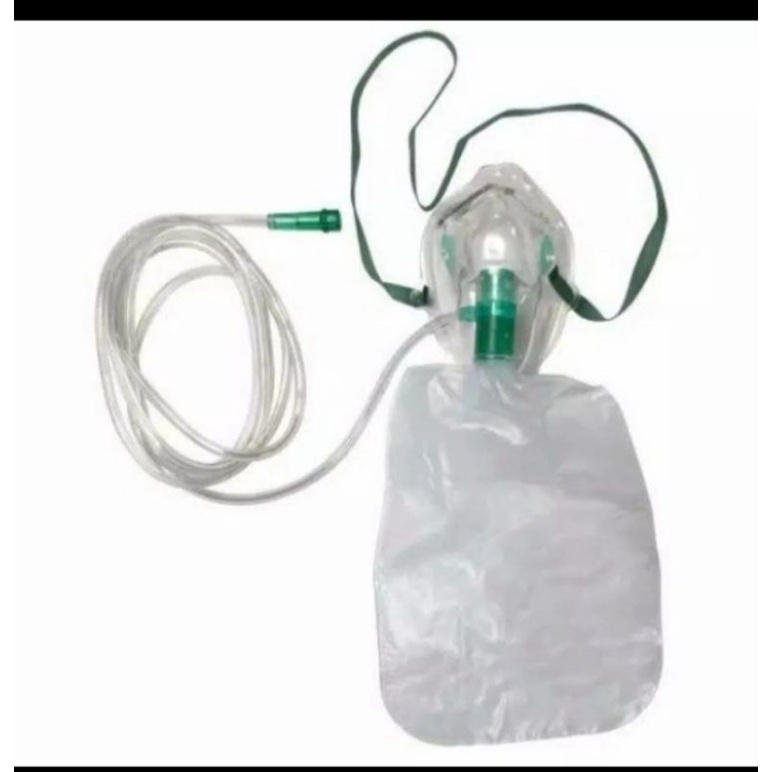 Masker oksigen 02 nonrebreathing NRM