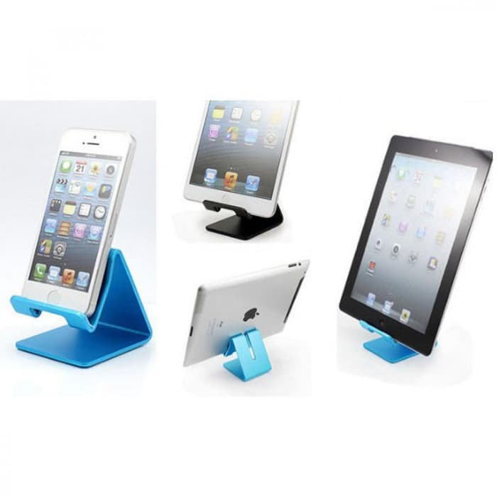 Holder Stand Aluminium Universal Untuk Tablet PC Handphone iPad iPhone