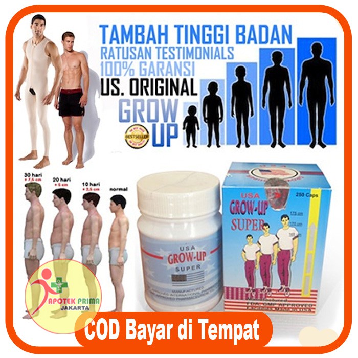 OBAT PENINGGI BADAN GROW UP USA