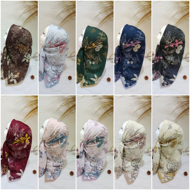 DEENAY KW HIJAB VOAL MOTIF RISMA