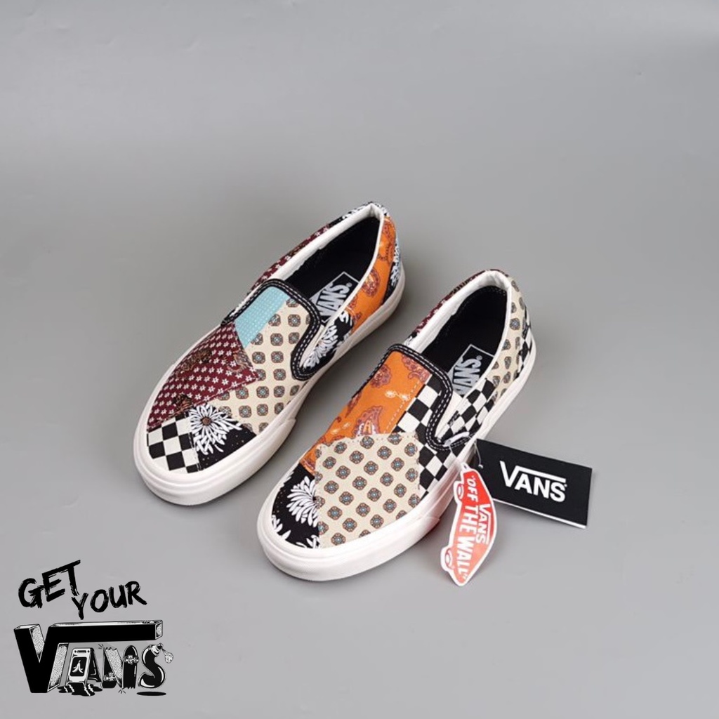 Vans Slip On Tiger Patchwork Original 100% Bnib