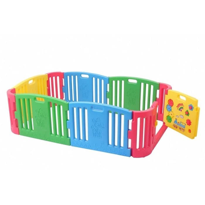 TERMURAH Labeille ID Happy Fun Playzone with Door Mainan Pagar Anak Edukasi Sedia Mainan TERLENGKAP