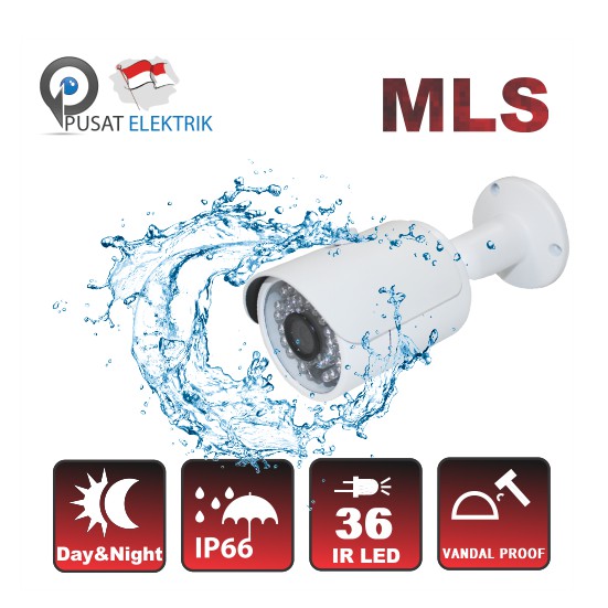 RK CCTV OUTDOOR KAMERA CCTV AHD 2 MP OUTDOOR IR 36 MATA MLS