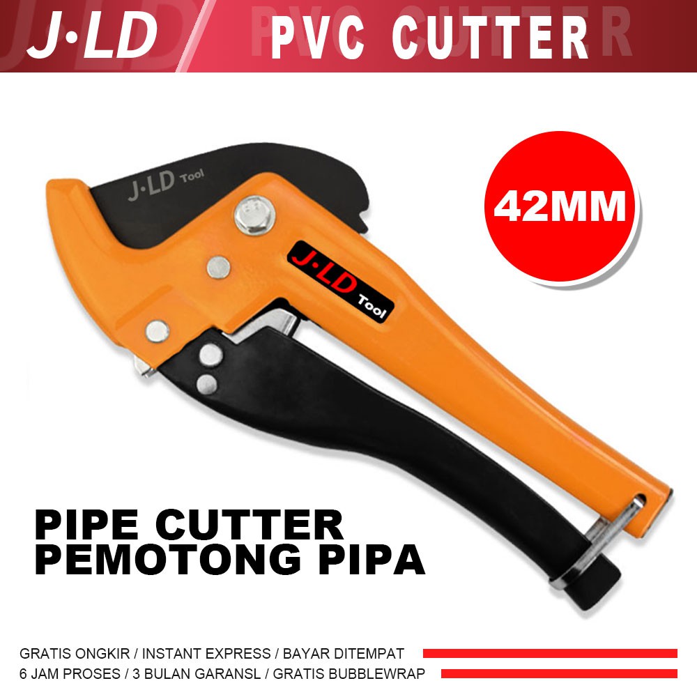 JLD 42mm Gunting Pemotong Pipa -Pipe Tubing Cutter-Pipe Cutter - Pemotong Pipa - PVC Cutter - Pemoto