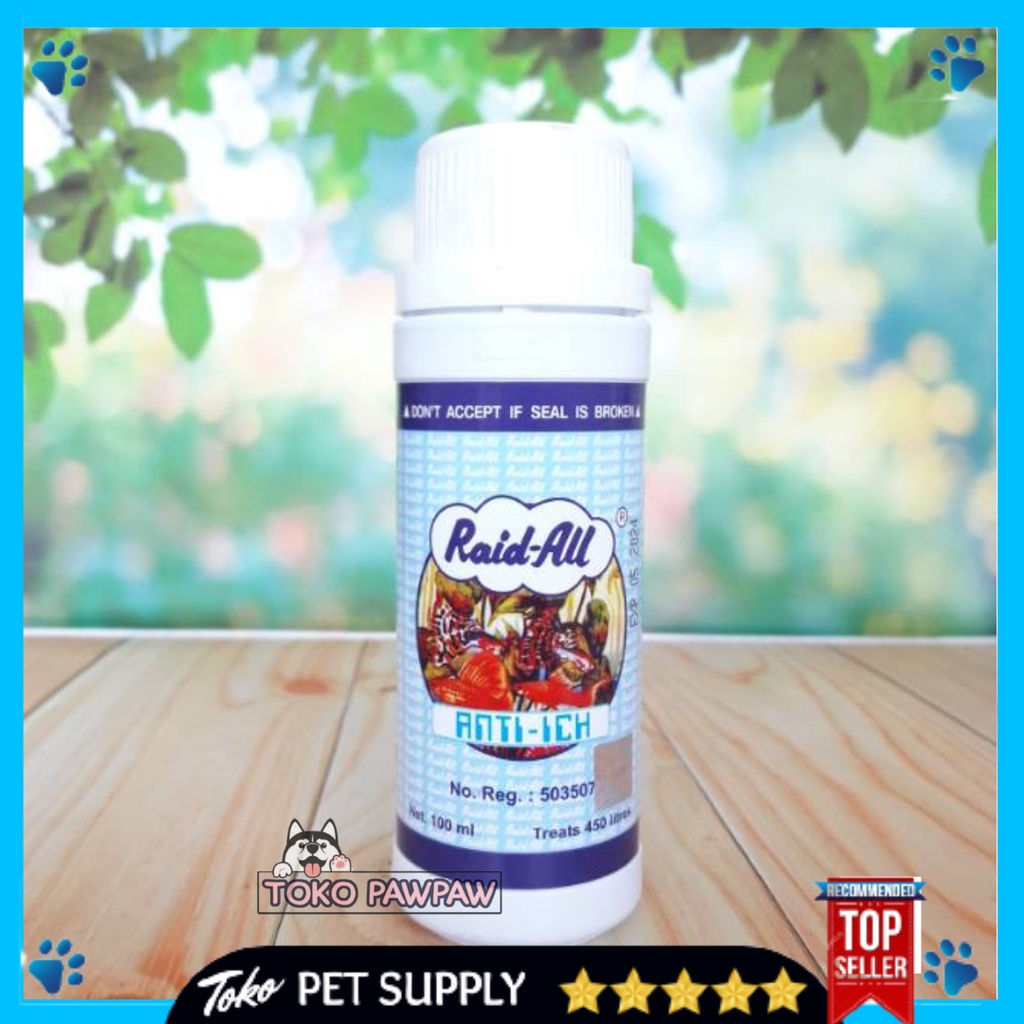 RAID-ALL ANTI ICH 100ML OBAT WHITE SPOT IKAN OBAT JAMUR IKAN OBAT SIRIP IKAN OBAT IKAN HIAS OBAT IKA
