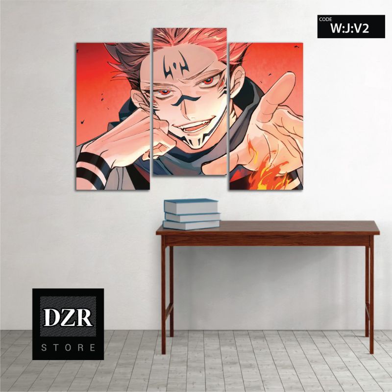 HIASAN DINDING ANIME JUJUTSU KAISEN 1 SET