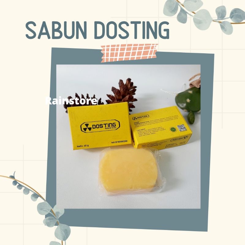 Sabun Dosting Pemutih / Dosting Whitening Soap / BPOM ORIGINAL 100%