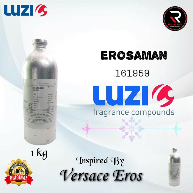 EROSAMAN BY LUZI.BIBIT PARFUM INSPIRASI AROMA VERSACE EROS.KEMASAN SEGEL 1KG