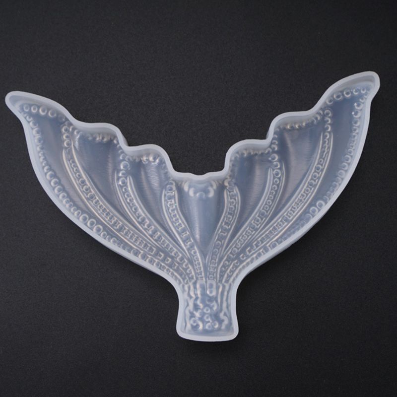 SIY  DIY Crystal Epoxy Mould Three-dimensional Large Fishtail Mold Table Decorations
