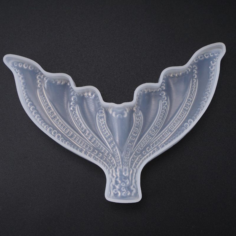 SIY  DIY Crystal Epoxy Mould Three-dimensional Large Fishtail Mold Table Decorations