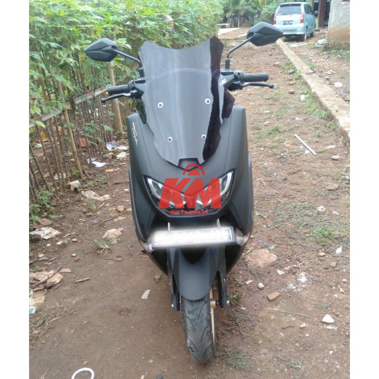 Visor Windshield Motor Yamaha All New NMAX N Max 2020 &amp; 2021 Tinggi 47cm Bonus 4 Baut