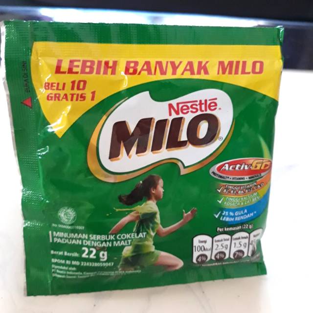 

Susu milo sachet 22gr