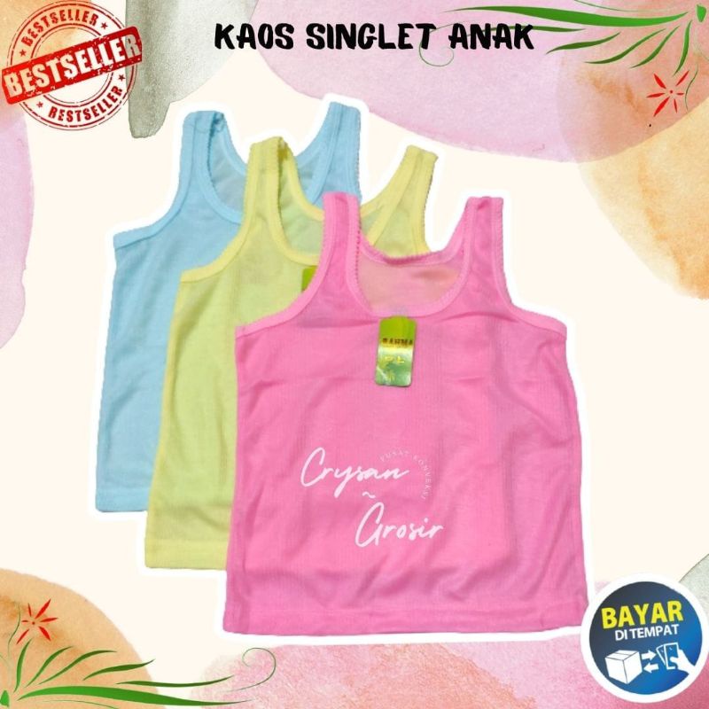 Kaos Dalam Singlet Anak Bayi Balita M,L,XL