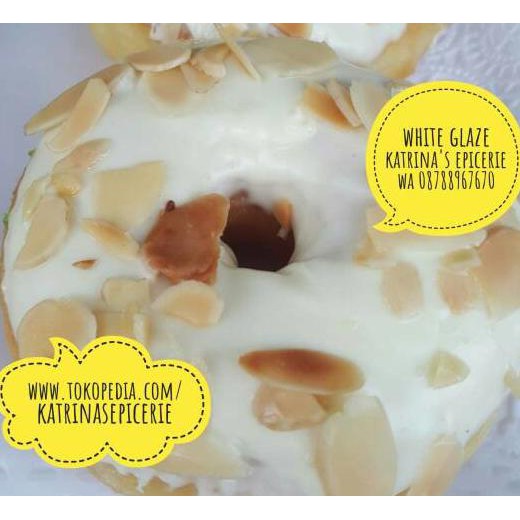 

ENAK white glaze - donat glaze TERLEZAT
