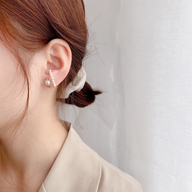 Anting Tusuk Gantung Bahan Sterling Silver 925 Gaya Retro / Korea / Trendy Untuk Wanita