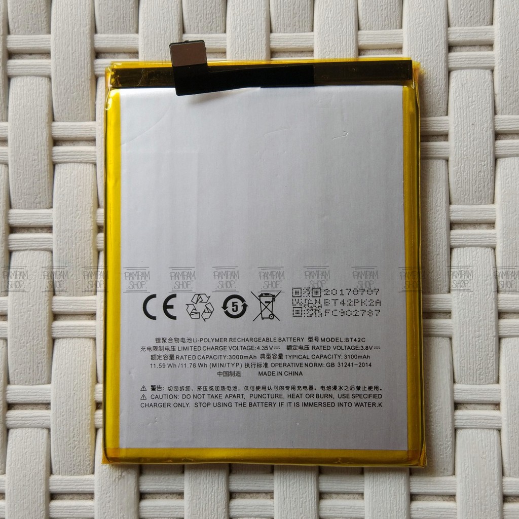 Baterai Meizu M2 Note BT42C Original OEM Batre Batrai Battery Ori M 2 HP