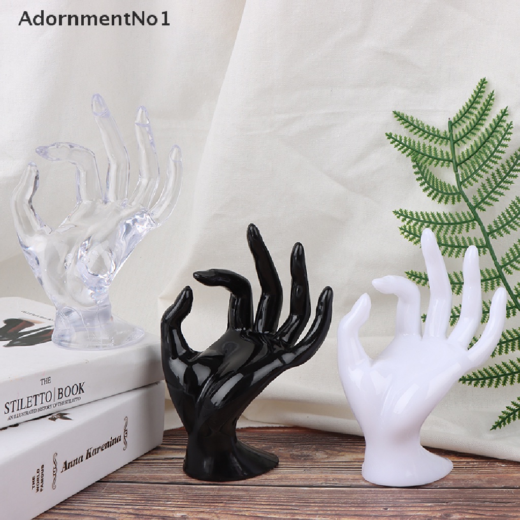 (AdornmentNo1) Stand Holder / Dudukan Display Cincin / Perhiasan Bahan Resin Desain Gestur Ok