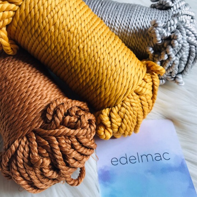 Benang | Tali Polyester edelmac Macrame Weaving handycraf