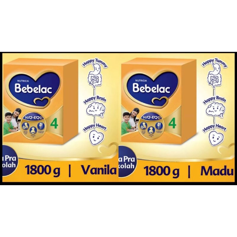 Jual Bebelac 4 1800 Gram 1800gr Vanila Madu Indonesia Shopee Indonesia